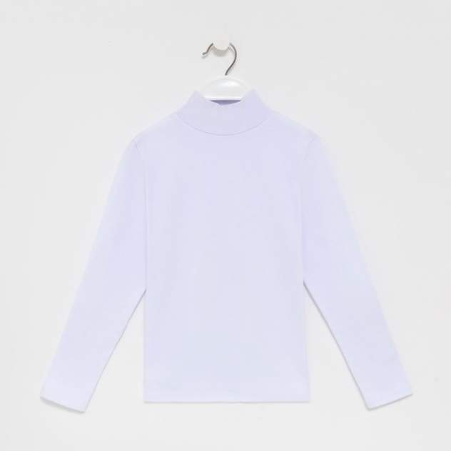 White Turtleneck Full Sleeve T-shirt