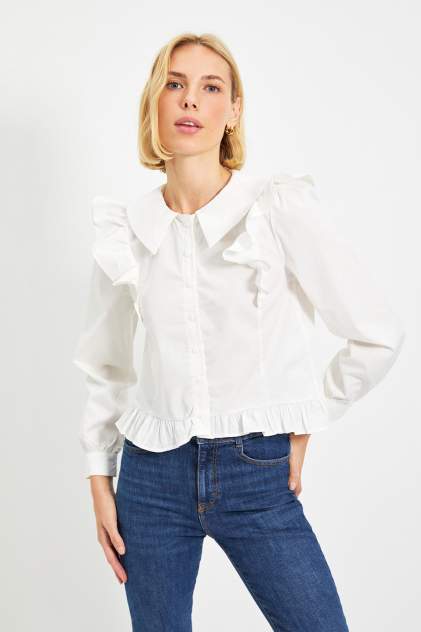Женская рубашка Trendyol TWOAW22GO0309, белый