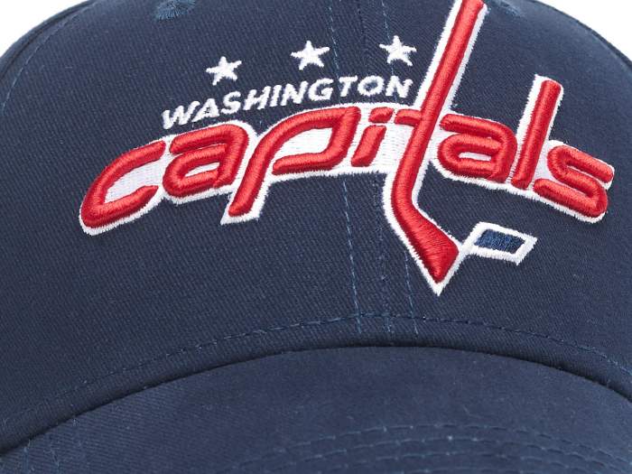Бейсболка Atributika&Club NHL Washington Capitals 29084 синяя