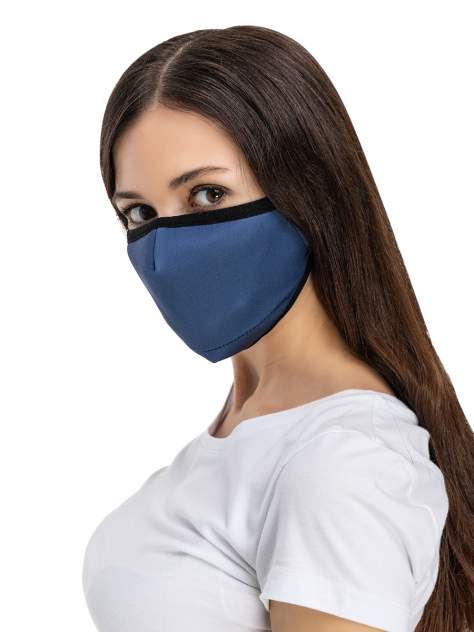 Многоразовая защитная маска Routemark Spiro синяя 1 шт.