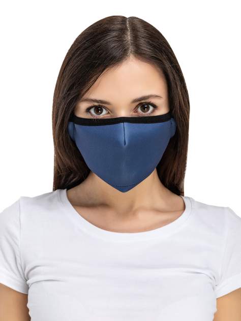 Многоразовая защитная маска Routemark Spiro синяя 1 шт.