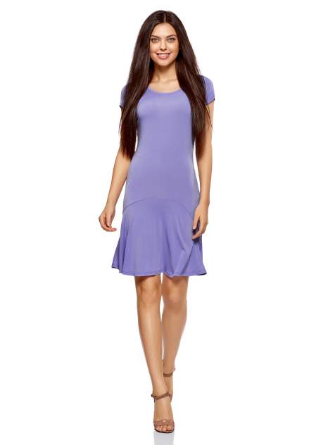 Платье oodji, фиолетовый