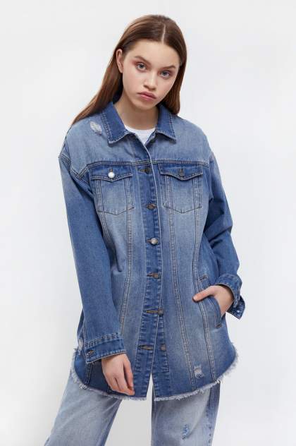 Женская джинсовая куртка Finn Flare B21-15002, синий