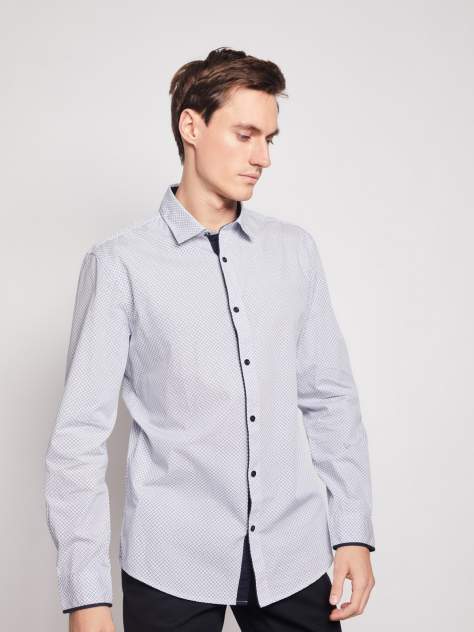 Рубашка мужская Zolla 012112106063, белый