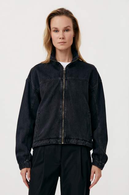 Женская джинсовая куртка Finn Flare FAB15020, черный