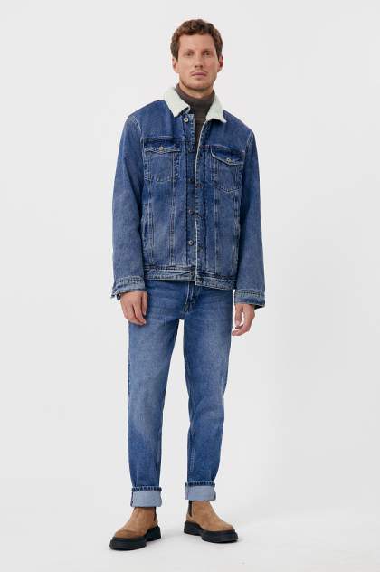 Мужская джинсовая куртка Finn Flare FAB25000, синий