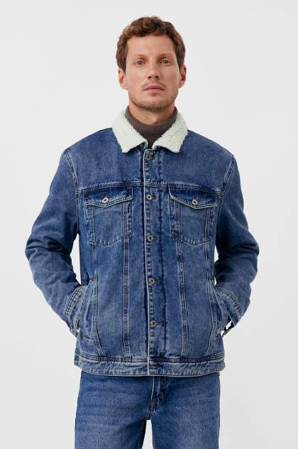 Мужская джинсовая куртка Finn Flare FAB25000, синий