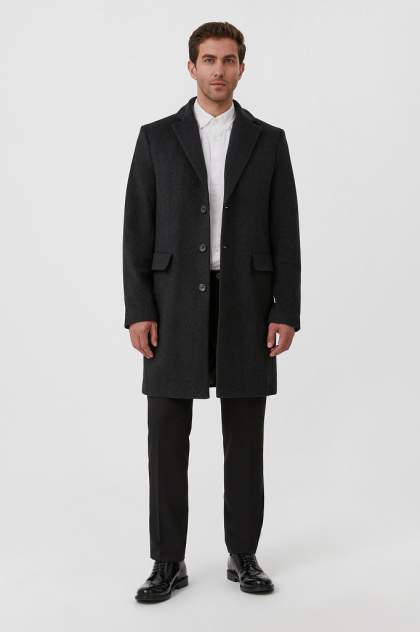Мужское пальто Finn Flare FAB21004, серый