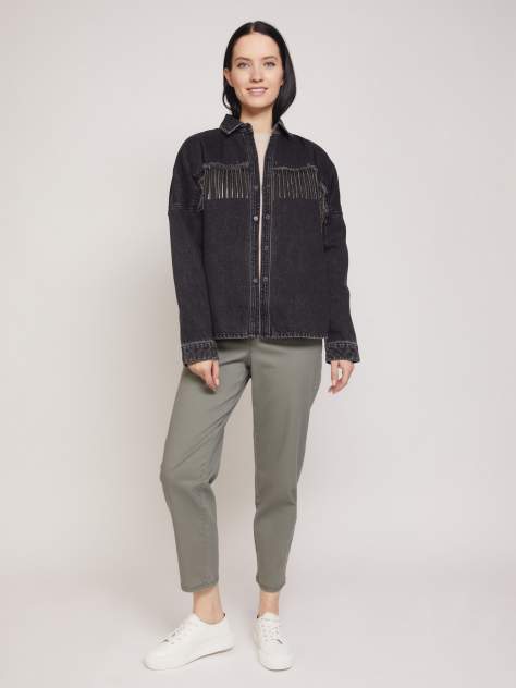 Женская джинсовая куртка Zolla 221315D4S041, серый