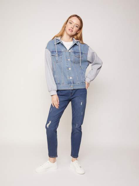Женская джинсовая куртка Zolla 220315D5Y021, голубой