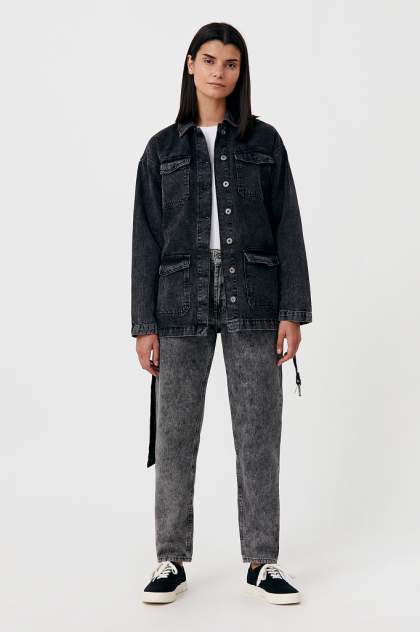 Женская джинсовая куртка Finn Flare FWB55003, черный