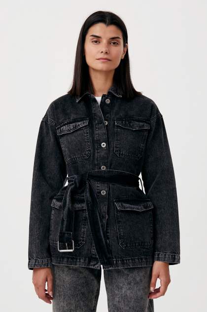 Женская джинсовая куртка Finn Flare FWB55003, черный