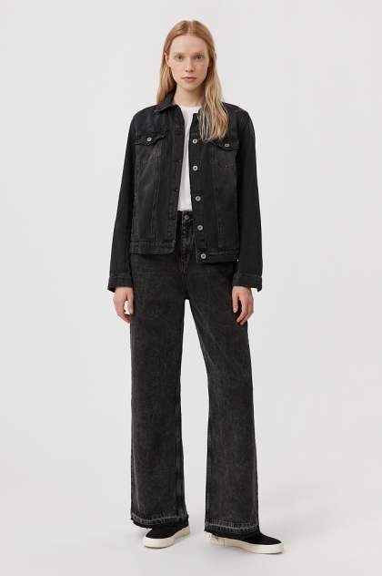 Женская джинсовая куртка Finn Flare FAB15021, черный