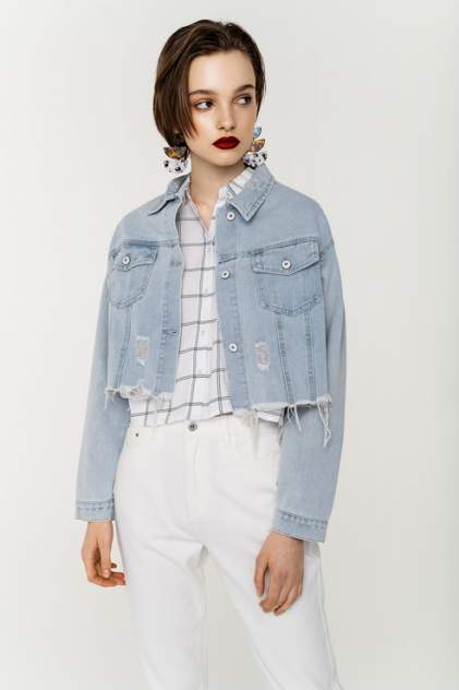 Женская джинсовая куртка befree 2021080602, синий