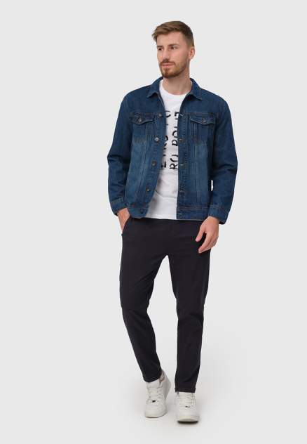 Мужская джинсовая куртка Modis M211D00220, синий