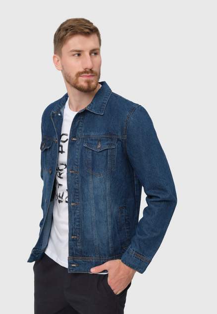 Мужская джинсовая куртка Modis M211D00220, синий