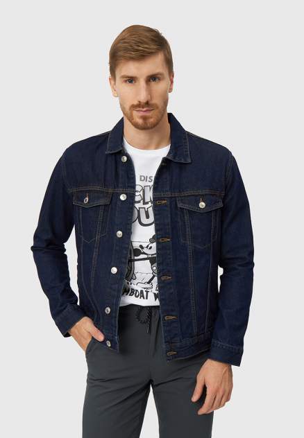 Мужская джинсовая куртка Modis M212D00082, синий