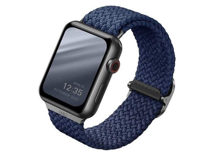 Ремешок Uniq Aspen Strap Braided для Apple Watch 38/40 мм, синий (40MM-ASPOBLU)