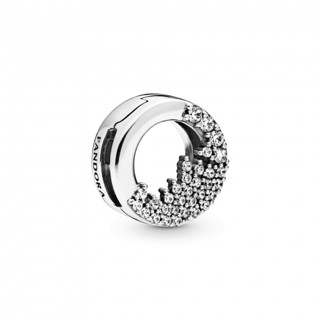 Шарм-клипса из серебра с фианитом Pandora 798475C01