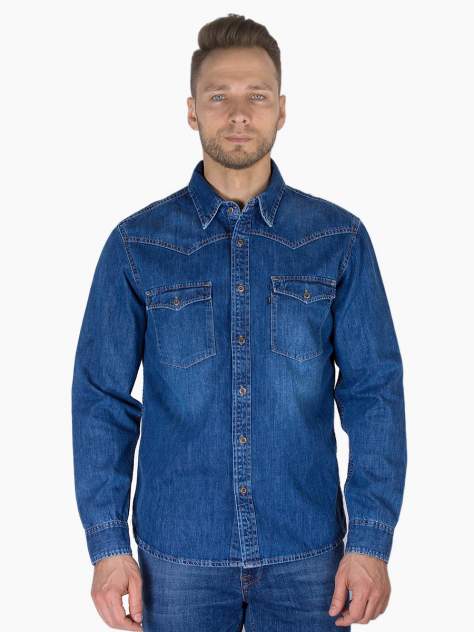 Рубашка мужская DAIROS GD5080101, синий