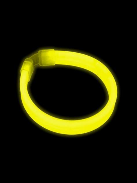 Светящийся браслет тройной Феникс-Презент Желтый браслет