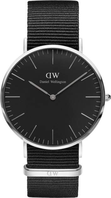 Daniel wellington silver black online