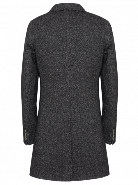 Мужское пальто Berkytt 107/1 П216 Slim-Fit, серый