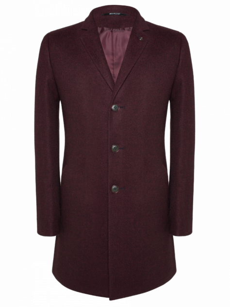 Мужское пальто Berkytt 106/1 В217 Slim-Fit, бордовый