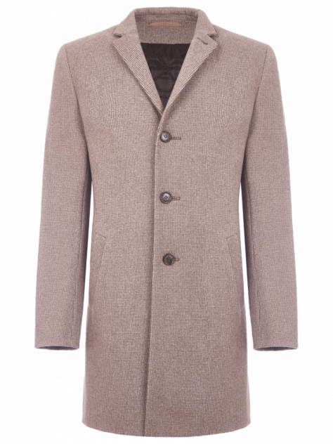 Мужское пальто Berkytt 106/1 Ф840 Slim-Fit, бежевый