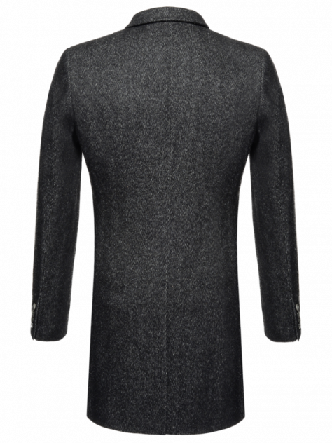 Мужское пальто Berkytt 106/1 Ч8063 Slim-Fit, серый