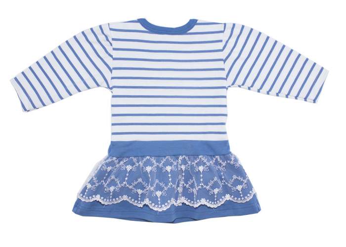 Платье детское Осьминожка, цв.голубой
