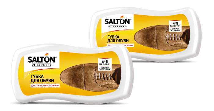 Губка для обуви SALTON Волна для нубука, замши и велюра (набор из 2 штук)