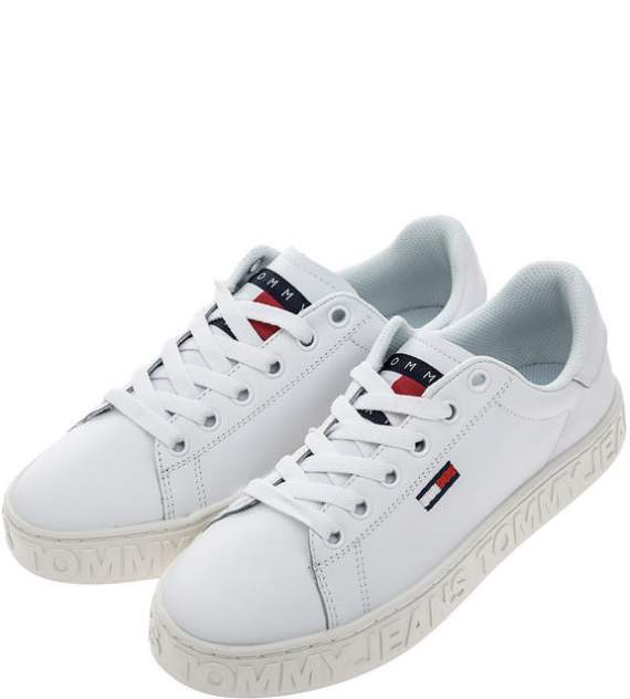 Sneakersy tommy jeans cool tommy deals jeans sneaker en0en00401 white 100