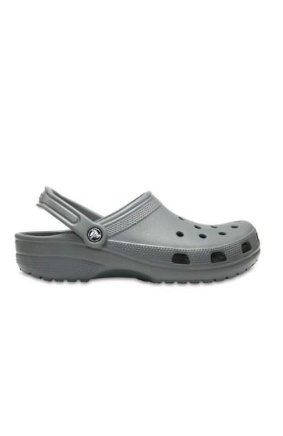 gunmetal metallic crocs