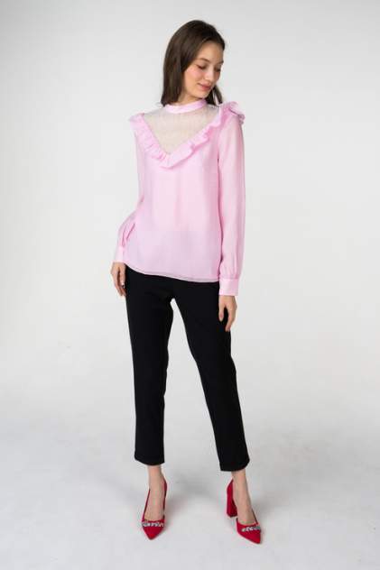Блуза женская T-Skirt AW18-05-0558-FS розовая 44 RU