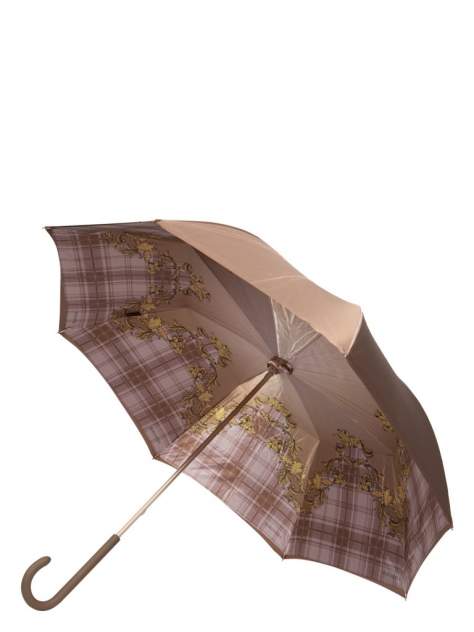 Зонт-трость женский механический Eleganzza 01-00029253 бежевый/разноцветный