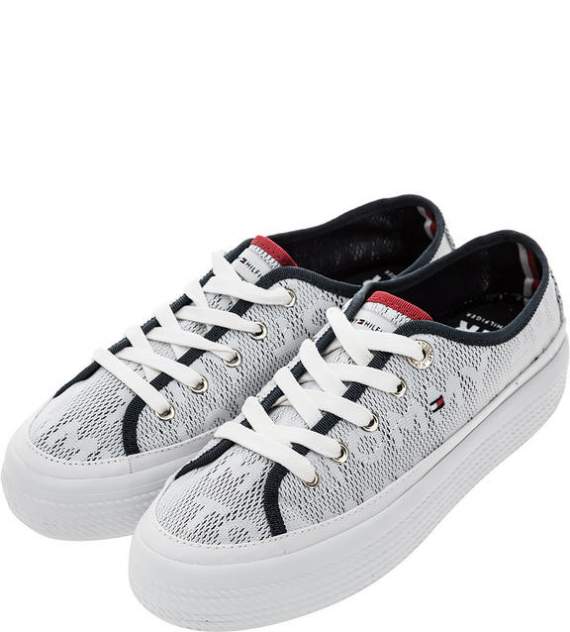 Белые кеды Tommy Hilfiger женские - купить кеды Томми Хилфигер белые ...