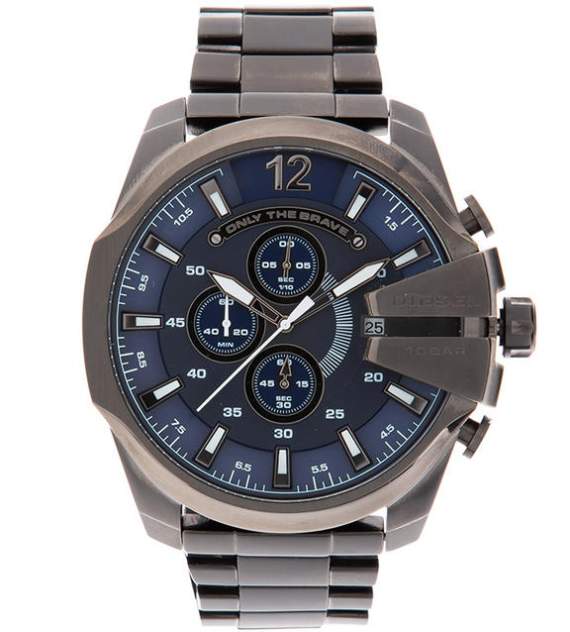 diesel only the brave watch 10 bar blue