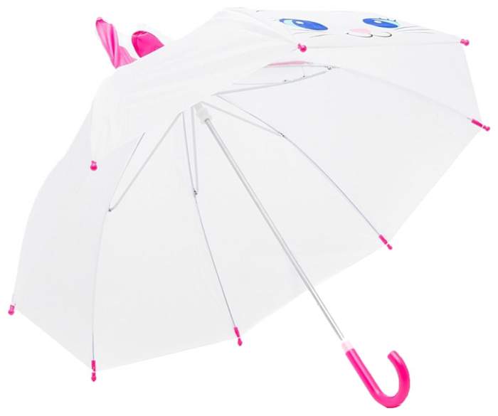 Зонт детский Mary Poppins Киска 53568 белый розовый