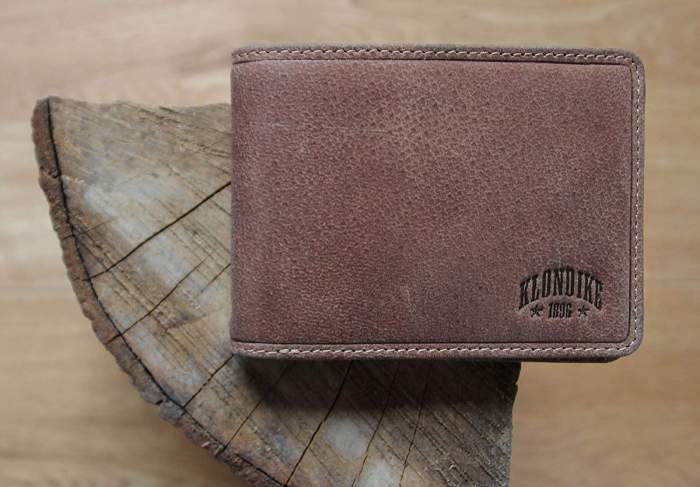 Бумажник Klondike Tony, коричневый, 12x9 см
