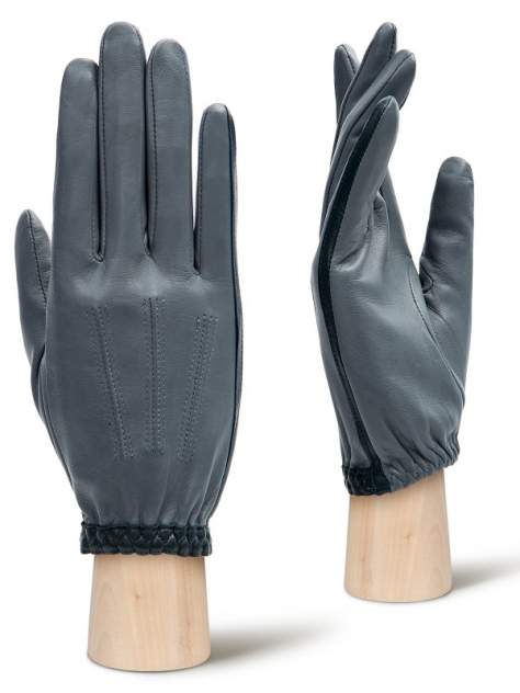 Короткие перчатки сетка с бархатным рисунком. Черные