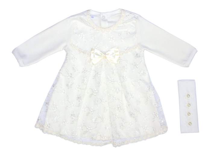 Платье детское Осьминожка, цв.белый