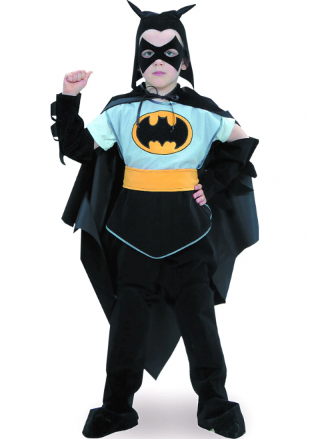 Карнавальный костюм Батик, цв. серый, черный