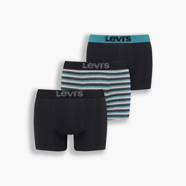 Мужские трусы Levi's Giftbox Yd Multicolor Stripe Boxer Brief, разноцветный