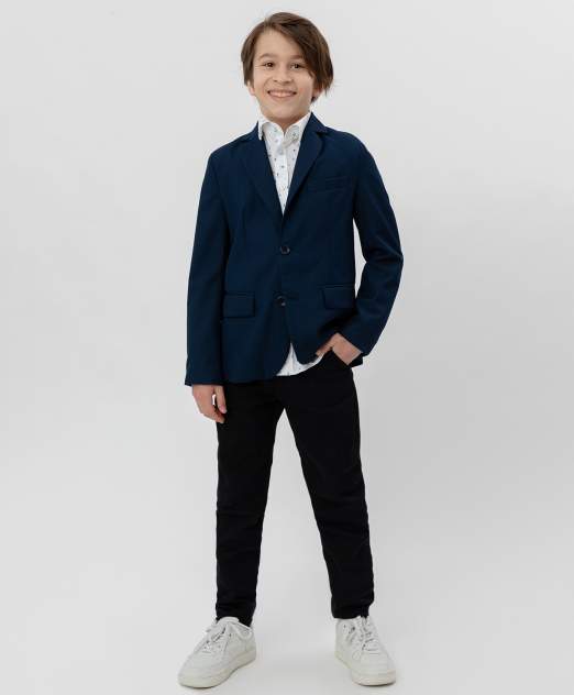 Пиджак детский Button Blue. цв.синий
