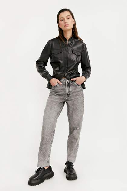 Женские джинсы  Finn Flare B21-15019, серый