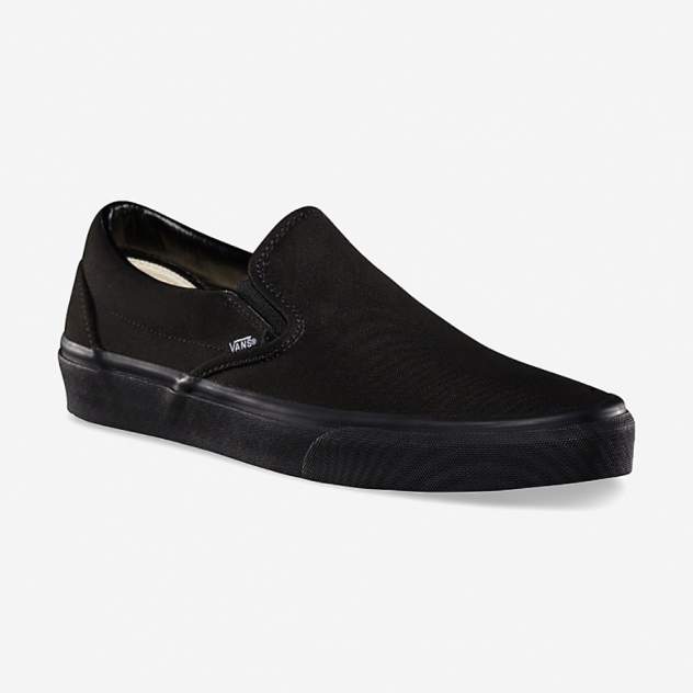 black slip on vans tillys