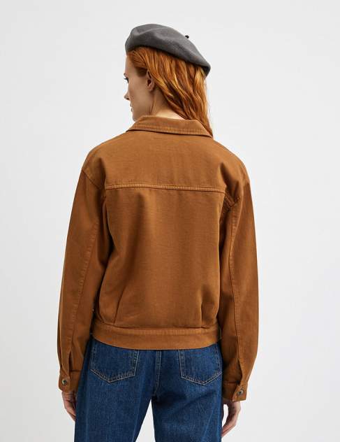 Женская джинсовая куртка United Colors of Benetton 21A_2DUK536S5, коричневый