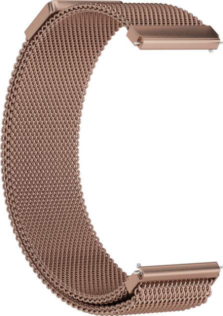 Ремешок для часов GSMIN Milanese Loop 22 для GearS3/GalaxyWatch(46mm) Розовое золото