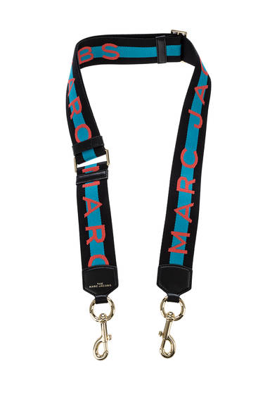 Ремень для сумки женский Marc Jacobs M0015673-401 черный/голубой/красный